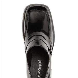 Jeffrey Campbell Ecole Loafer Pump Black Size 10
